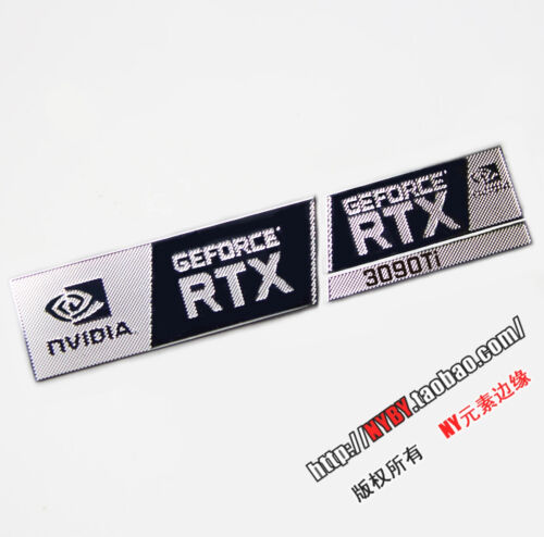 RTX 2080ti 3090TI 3080 Metal Sticker For Laptop PC Computer Digital Personalized