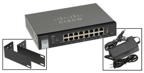 Cisco RV-325 RV325 14 Port Gigabit Wired VPN Router OpenVPN SPI Firewall IPSec