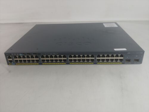 Lot of 2 Cisco Catalyst WS-C2960X-48LPD-L 48-Port Gigabit Managed PoE+ Ethernet