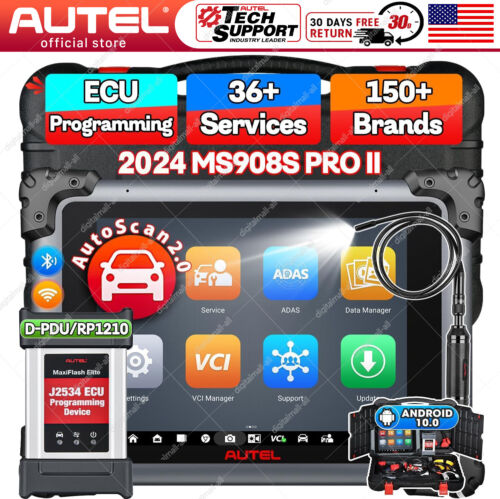 Autel MaxiSYS MS908S PRO II J2534 Programming Coding Dignostic Tool OBD2 Scanner