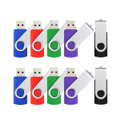 5x 10x 20x 50x 8GB Rotating Memory Stick USB 2.0 Flash PenDrive Data Storage LOT