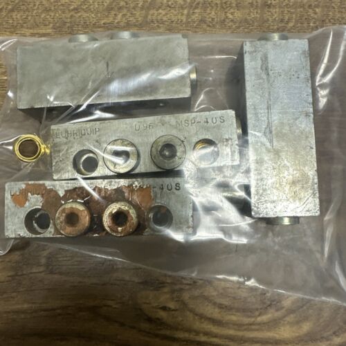 Lubriquip,MSP-40S,Hydraulic Divider Manifold  LOT of 4