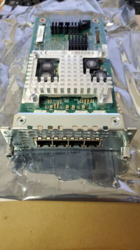 Cisco NIM-4FXSP= 4-Port Network Interface Module – NEW, NEVER USED