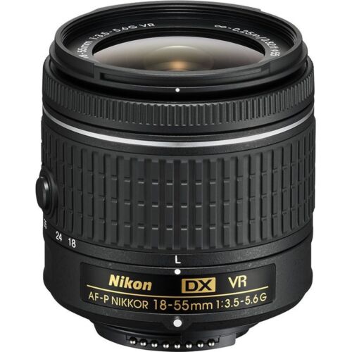 Nikon AF-P DX NIKKOR 18-55mm f/3.5-5.6G VR Lens for Nikon DSLR Cameras