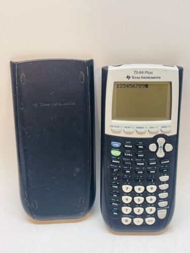 Texas Instruments TI-84 Plus Graphics Calculator Black Tested