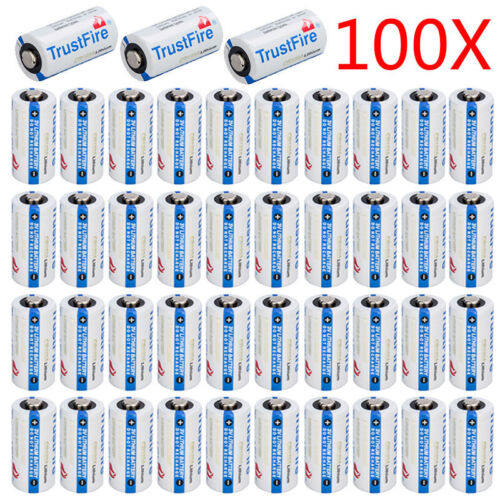 Trustfire Battery CR123A 123A DL123 EL123 1400mAh 3.0V Batteries For Camera Lot