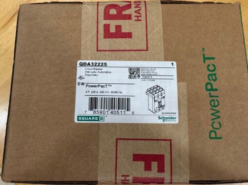 Schneider Electric QDA32225 Square D Circuit Breaker 3P 240VAC 225A