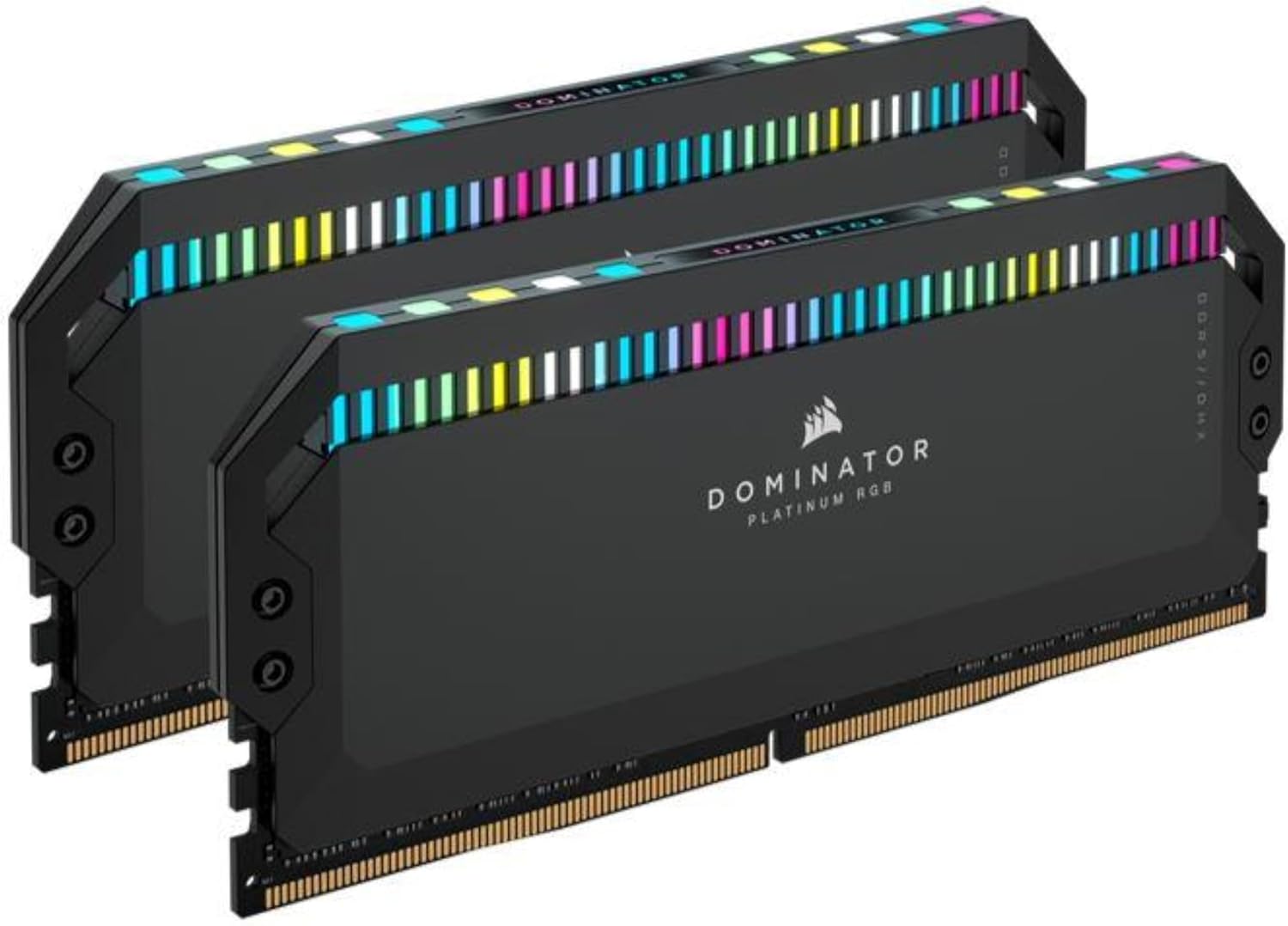 CORSAIR DOMINATOR PLATINUM RGB DDR5 RAM 32GB (2x16GB) 5200MHz CL40 Intel XMP iCUE Compatible Computer Memory – Black (CMT32GX5M2B5200C40)