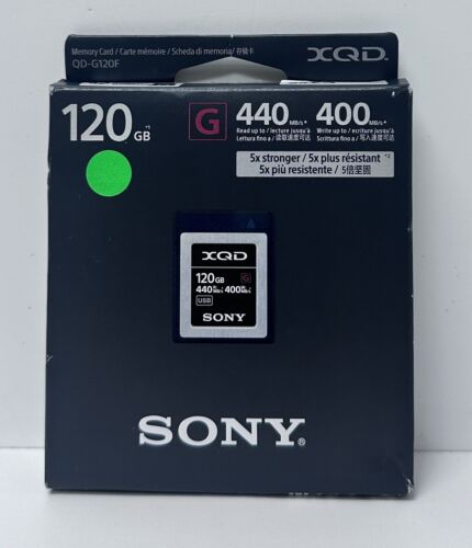 Sony Professional XQD G-Series 120GB Memory Card (QD-G120F)