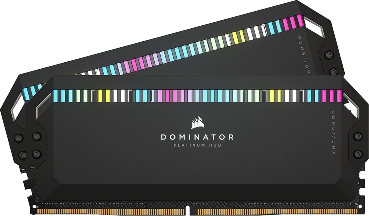 CORSAIR DOMINATOR PLATINUM RGB DDR5 RAM 64GB (2x32GB) 5600MHz CL40 Intel XMP iCUE Compatible Computer Memory – Black (CMT64GX5M2X5600C40)