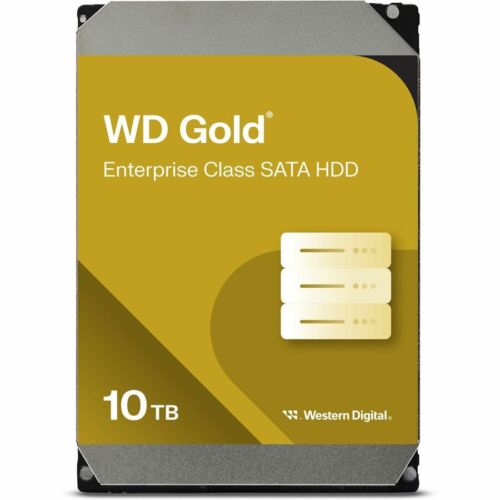 WD Gold WD102KRYZ 10TB 3.5″ SATA 7200 RPM Internal Hard Drive