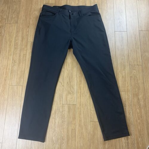 Public Rec Pants Men 38×31 (Tag 35×32) Black Workday Performance 5 Pocket