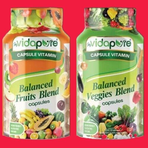 Compare to Balance of Nature Whole Food Fruits & Veggies Supplement 180 Capsules