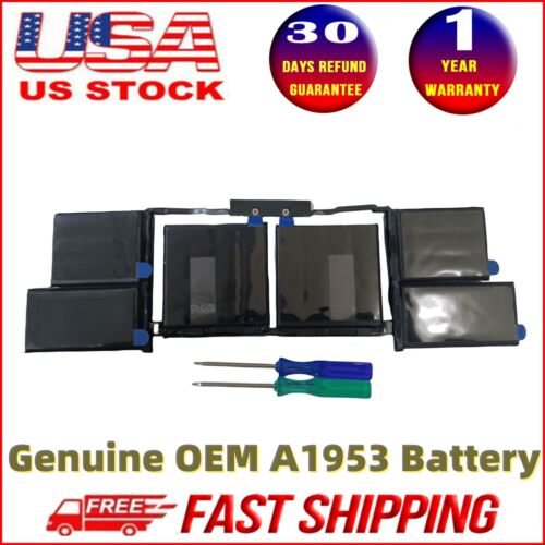 A1953 New Genuine OEM Battery For Apple Mid 2018 2019 MacBook Pro 15” A1990