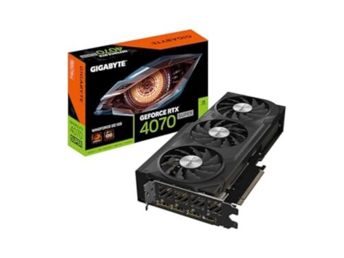 GIGABYTE Geforce RTX 4070 Super Windforce Oc 12G Graphics Card, 3X Windf