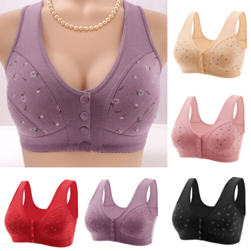 Daisy Bras for Older Women Bra – Comfortable & Convenient Front Button Seniors ⊱