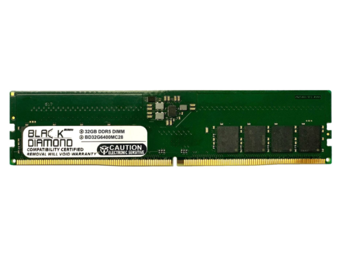 Black Diamond 32GB (2Rx8) DDR5 6400 Memory  BD32G6400MC28