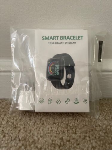 NEW  Smart Bracelet Your Health Steward Fitness Tracker Smart Health BLACK