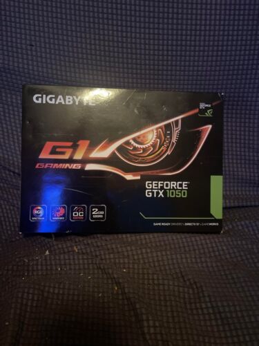 GIGABYTE GeForce GTX 1050 2GB G1 Gaming Graphics Card Brand New