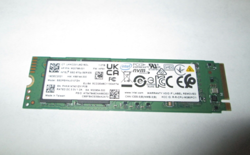 New HP Intel 670p Series 1TB NVMe M.2 SSD Drive HP P/N: M20798-001