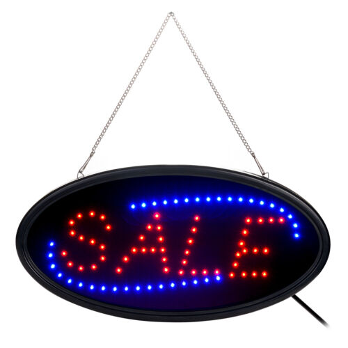 LED SALE Sign Neon Light Ad Board Hanging Flashing Business Billboard Store Bar