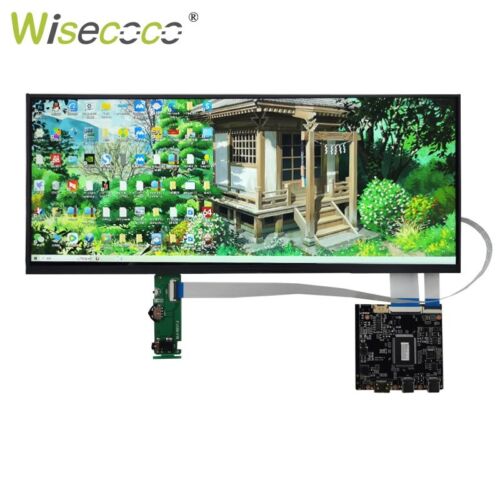 12.3” 2k Stretched Bar Display 2400×900 IPS LCD Screen PC Type C Control Board