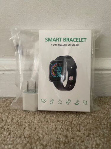 NEW  Smart Bracelet Your Health Steward Fitness Tracker Smart Health BLACK