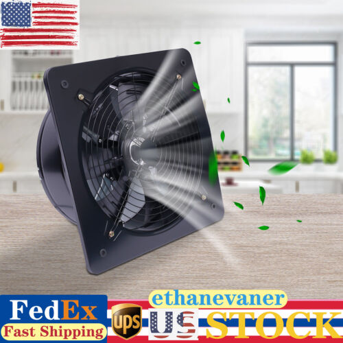 16” Commercial Ventilation Fan Industrial Metal Axial Extractor Fan Air Blower