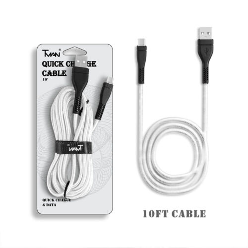 10ft Long Fast Charge USB Cord Cable for Apple iPad Air (5th Generation) (2022)