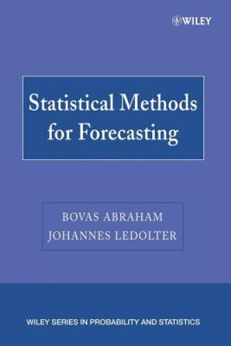 Statistical Methods for Forecasting (Wiley Series in Probability and Statistics)