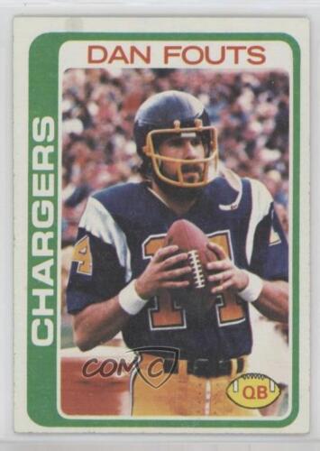 1978 Topps Dan Fouts #499 HOF