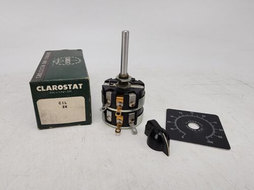 Clarostat CIL-5K L-PAD Potentiometer 2″ Shaft 5K ohms CIL-5000