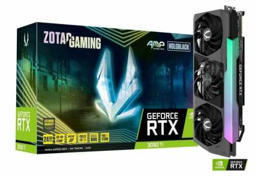 ZOTAC GAMING GeForce RTX 3090 Ti AMP Extreme Holo 24GB GDDR6X Graphics Card