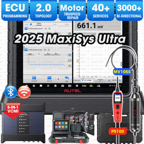 2025 Autel MaxiSys Ultra Auto Diagnostic Scanner Programming 5in1 VCMI Coding