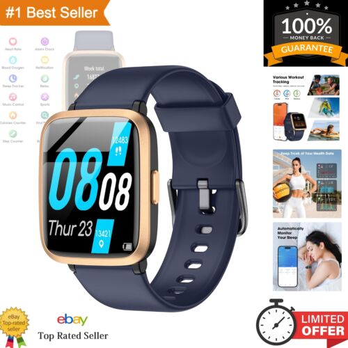 Smart Watch, Fitness Tracker with Heart Rate, SpO2 and Sleep Monitor, 42mm Sw…