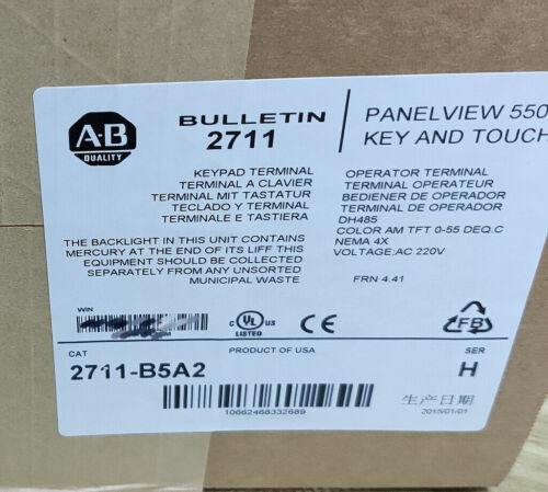 Allen-Bradley 20-HIM-C3S Remote Full Numeric LCD Keypad Interface 12VDC 140mA