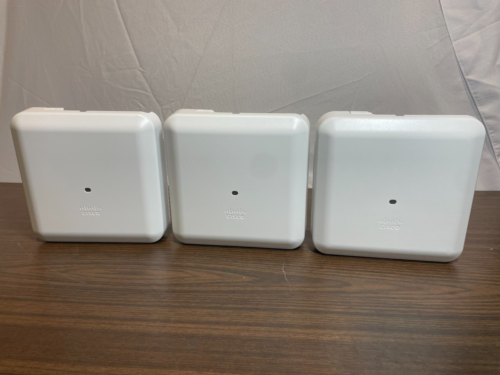 Cisco AIR-AP3802I-B-K9 White High Speed Portable Wireless Access Point 3 Pack