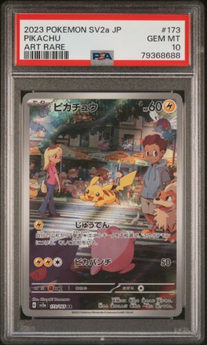 Pikachu 2023 Pokemon Scarlet & Violet 151 SV2a Ja 173/165 AR PSA 10