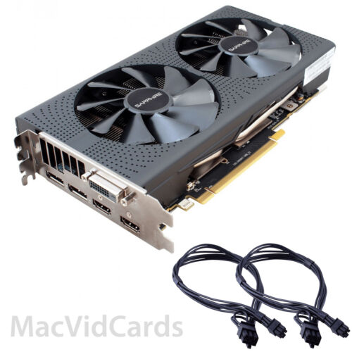 MacVidCards AMD Radeon RX580 8GB GDDR5 for Apple Mac Pro with EFI BOOT SCREEN