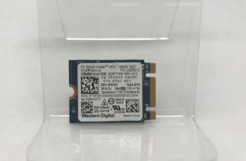 Western Digital 128GB SSD SN520 NVMe PCIe Gen3 SDAPTUW-128G-1012 0P0XH3 Tested