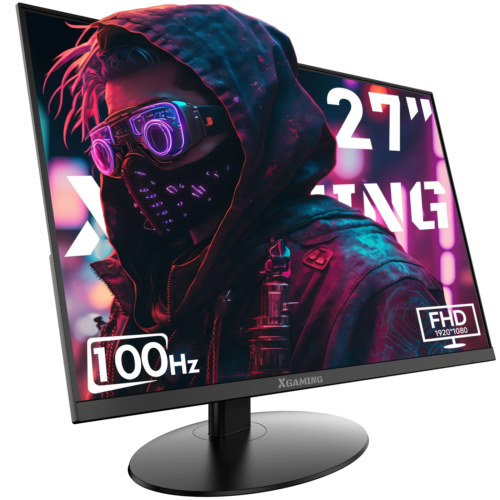 27Inch Ultra Thin 100Hz Gaming Monitor,  3-Side Borderless FHD (1920X1080P) Comp