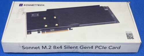 Sonnet Silent M.2 8×4  PCIe 4.0 PCIe Card (Eight (8) M.2 NVMe SSD Slots)   aj