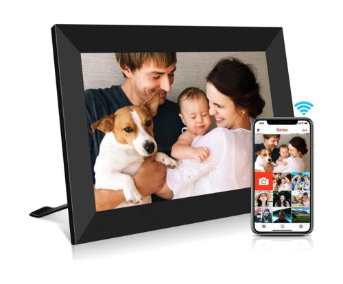 FRAMEO Smart Digital Picture Frame WiFi Cloud 10.1 Inch HD 1280×800 IPS Touch…