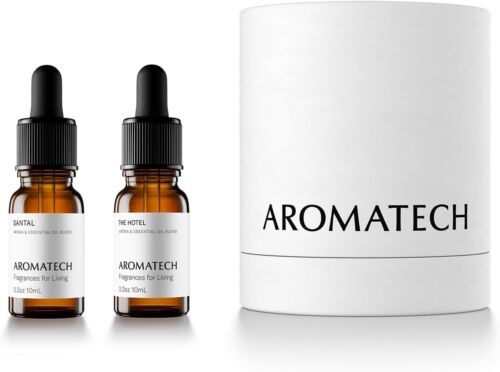 Gift Set of Aroma Diffuser Essential Oils Blend of Santal Cardamom 10 Milliliter