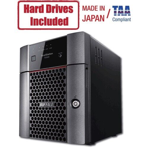 BUFFALO TeraStation 3420 4-Bay SMB 32TB (4x8TB) Desktop NAS Storage w/ Hard Driv