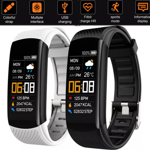 NEW Fit@bit Smart Watch Activity Tracker Fitness Watches Heart Rate Monitor