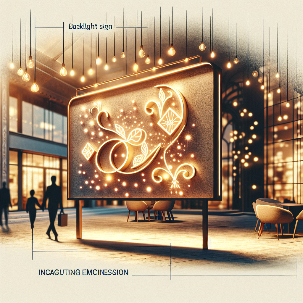 Creating a Stunning Ambiance with Backlit Signage