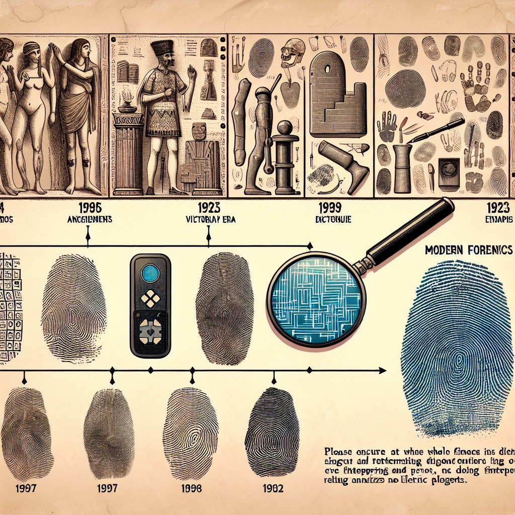 History and Evolution of Fingerprinting: From Ancient Civilizations to Modern Forensics