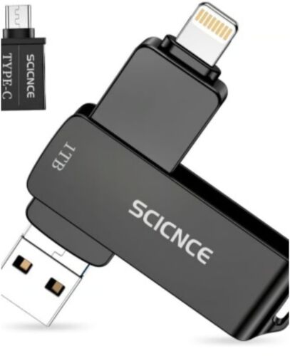 1 TB USB FLASH DRIVE SCICNCE IPHONE + ANDROID+ PC