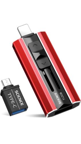 SCICNCE USB 3.0 Flash Drive 512 GB Compatible with iphone Android And Computers.